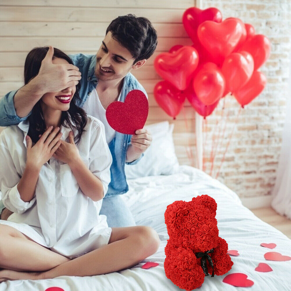 Mother's Day Gift Rose Teddy Bear For Mom-xinru