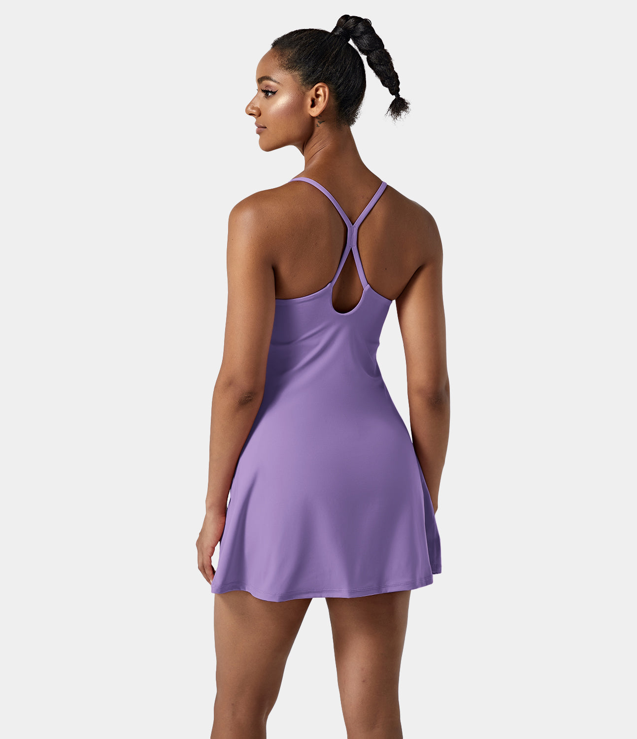 Women's Exercise Workout Dress With Phone Pocket-xinru shop