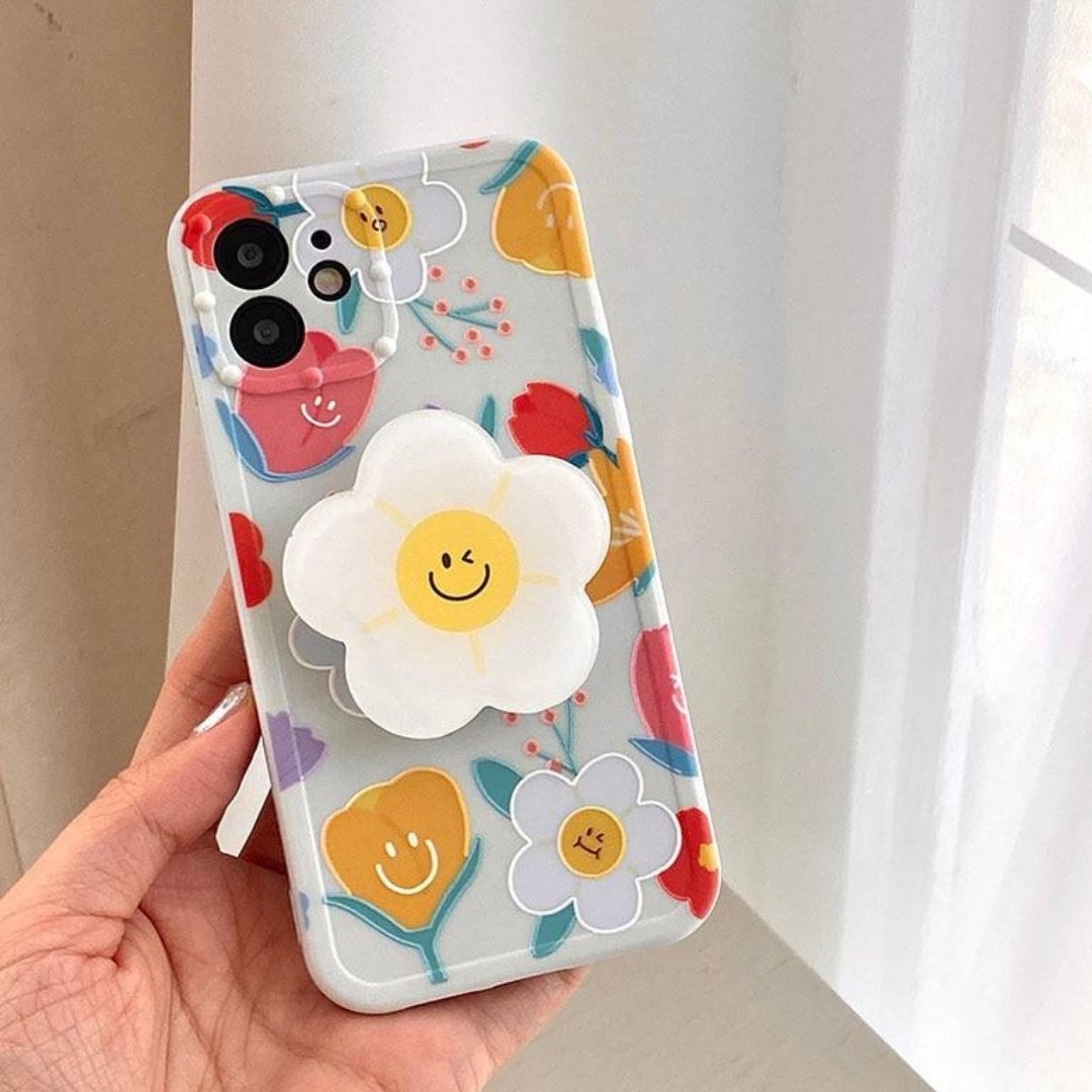 Smiley Flowers Case-xinru
