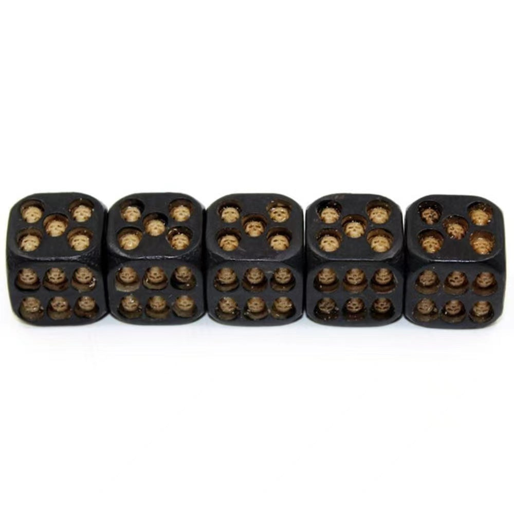 Hand-Made Unique Game Balance Black Skull Dice With Fun Dice-xinru