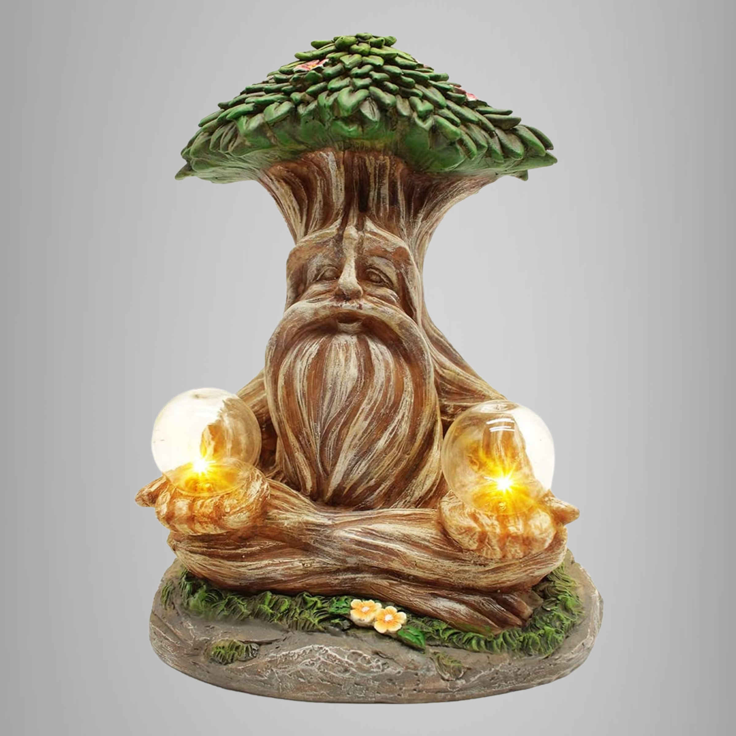 LED Dwarf Doll Resin Ornament Garden Decoration-xinru