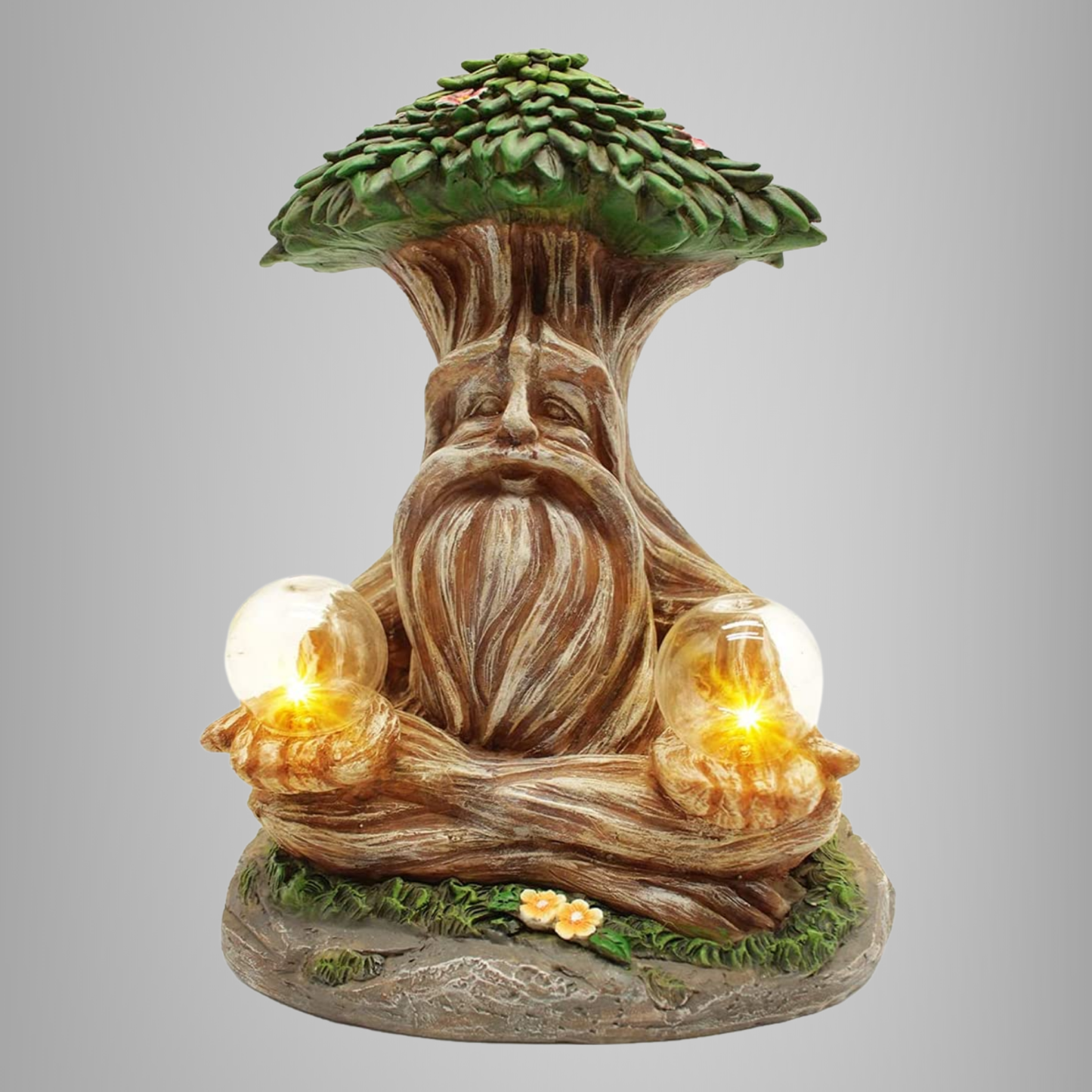 LED Dwarf Doll Resin Ornament Garden Decoration-xinru