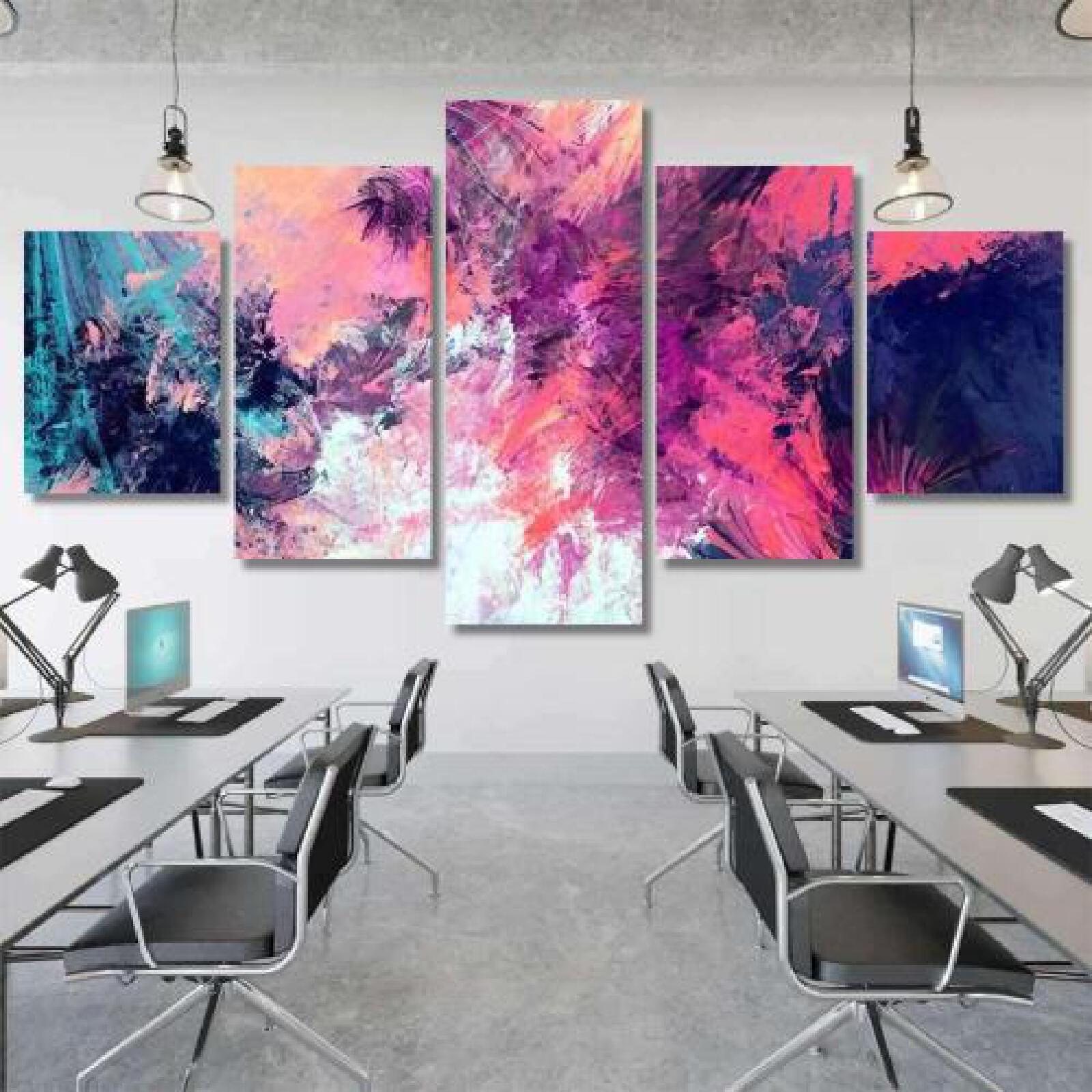 Bright Color Fireworks Abstract Painting Texture-xinru shop