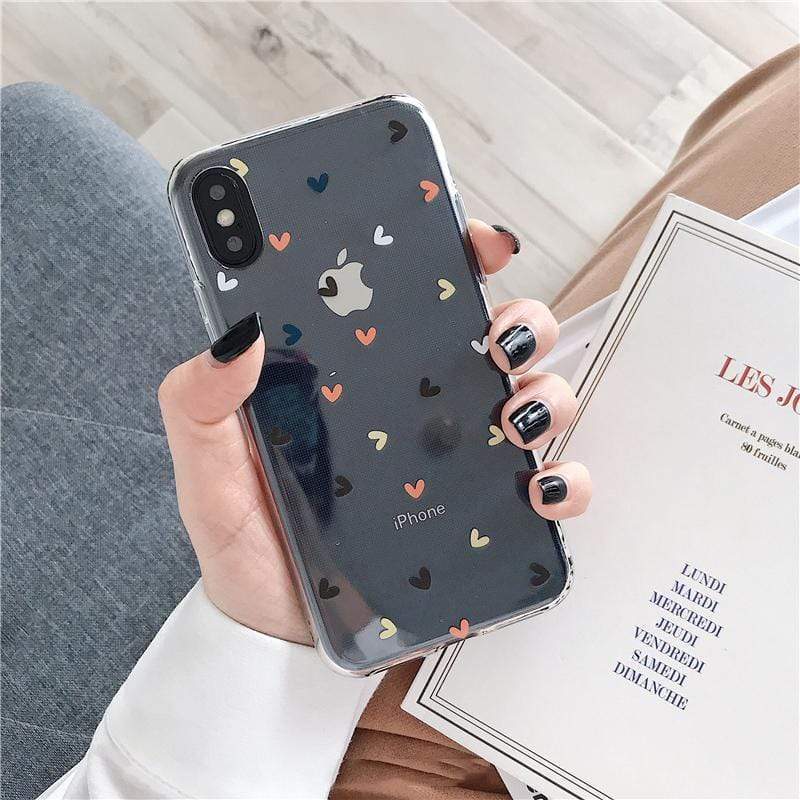 Floral Love Transparent Case-xinru