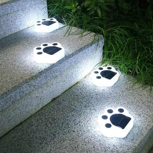 Solar Paw Print Light Panda Dog Cat Animal Garden Light-xinru