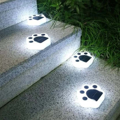 Solar Paw Print Light Panda Dog Cat Animal Garden Light-xinru