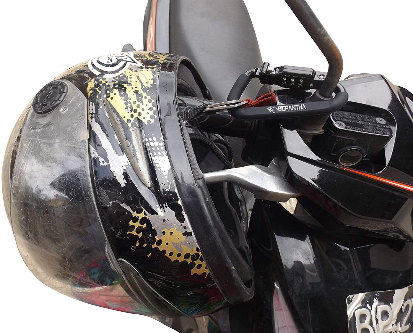 Motorcycle Helmet Lock & Cable-xinru shop