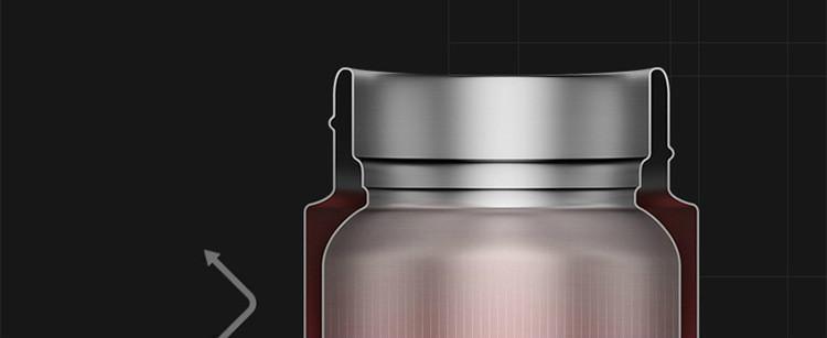 Intelligent Insulated Thermos Bottle with Temperature Display-xinru