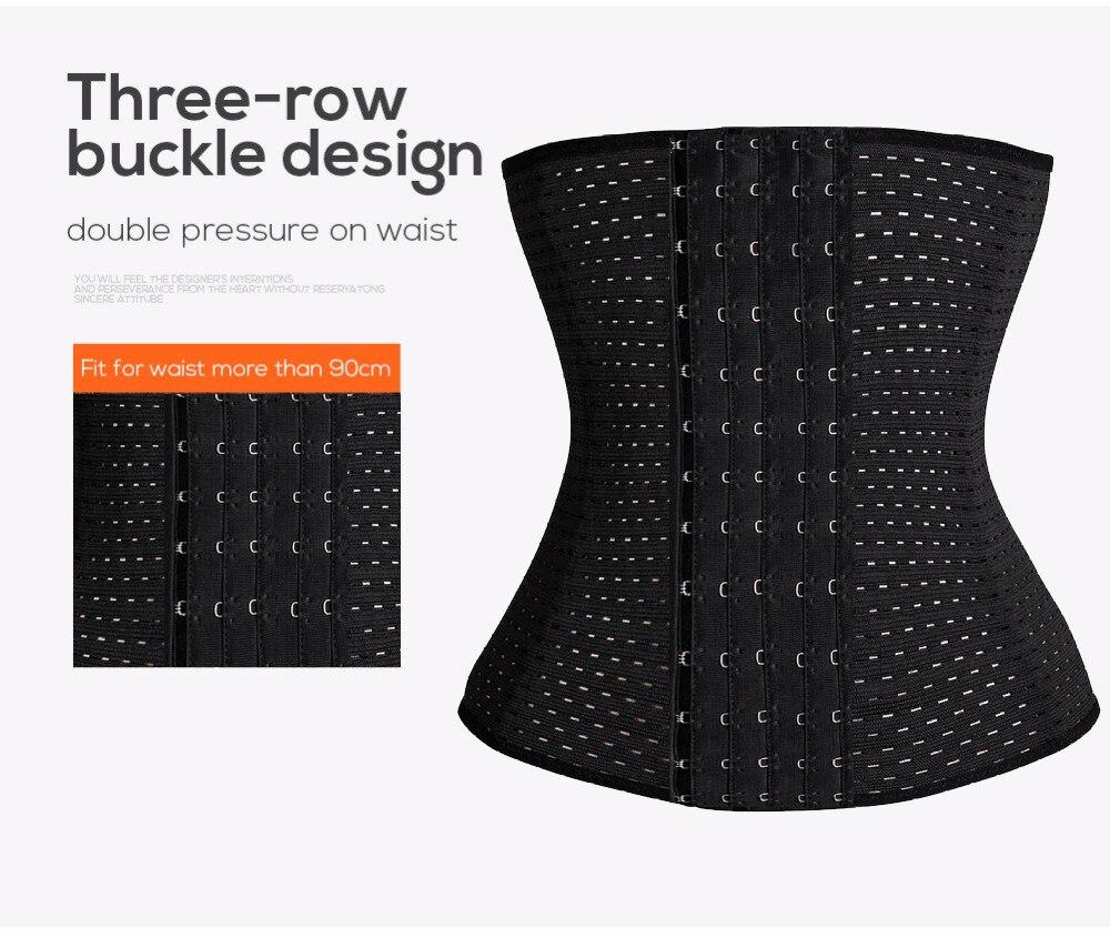 Steel Waist Trainer Belly Control Mesh Corset-xinru