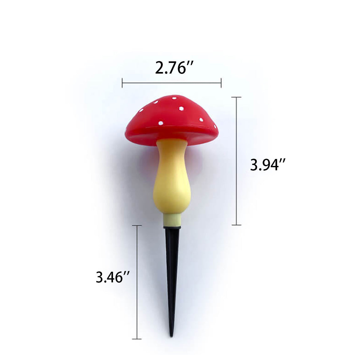 Solar Waterproof Mushroom Shaped String Lights Lawn Decorative-xinru