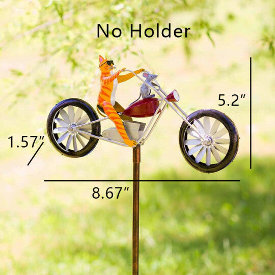 Vintage Bicycle Metal Wind Spinner-xinru