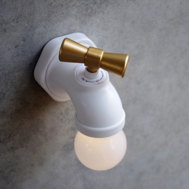 LED Antique Faucet Shape Rechargeable Voice Control Night Light-xinru