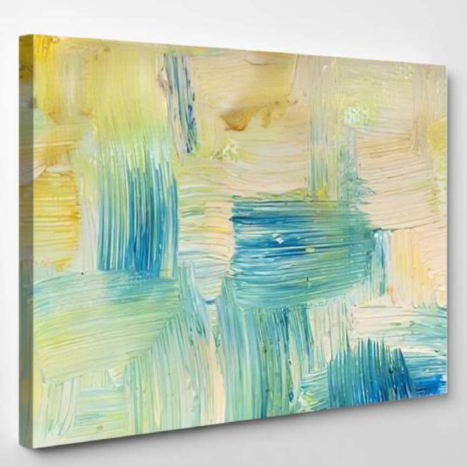 Close Detail Brushwork Abstract Oil Painting-xinru shop