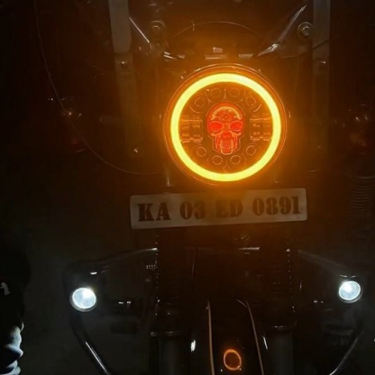 Skull Lampshade For Car Truck Car Decoration-xinru