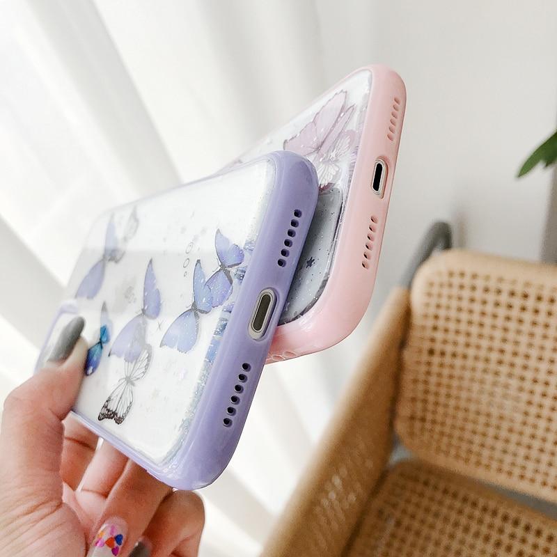 Butterfly Glitter Case-xinru