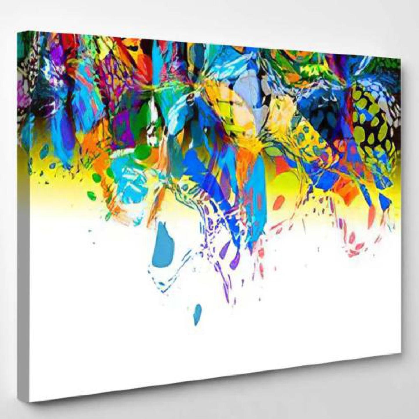 Colorful Abstract Paint Stains Raster-xinru shop