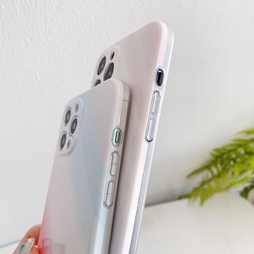 Gradient Glitter Marble Case-xinru