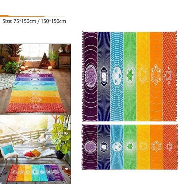Rainbow Chakra Tapestry-xinru shop