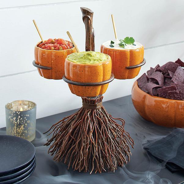 Halloween Pumpkin Snack Bowl Stand Creative Snack Basket-xinru