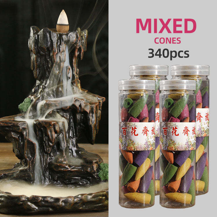 Rocky Mountain Waterfall Incense Burner-xinru