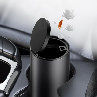 Car Trash Bin Alloy Garbage Can-xinru