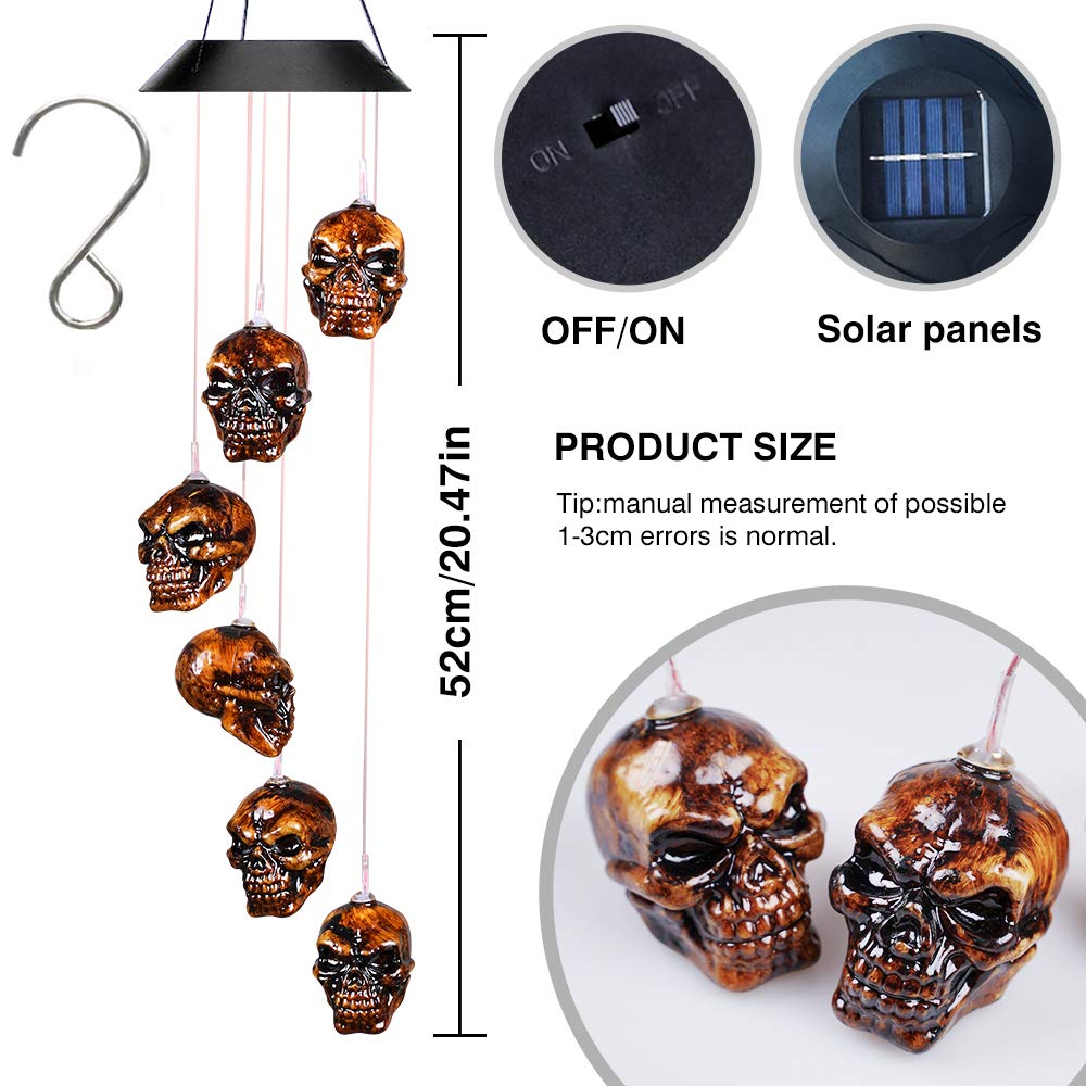 Skull Solar Lights-xinru