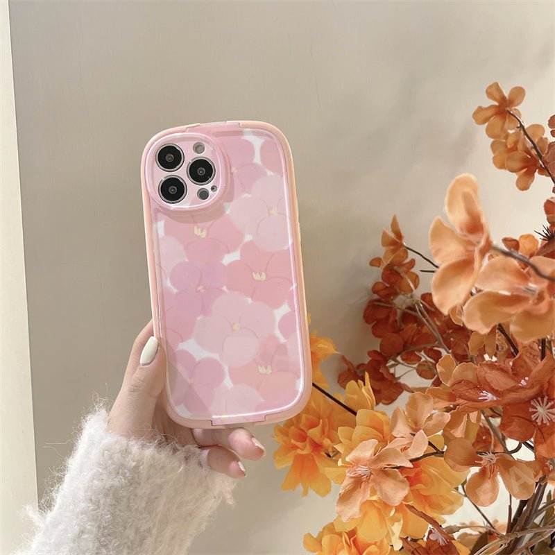 Pink Flower Bracket Case-xinru