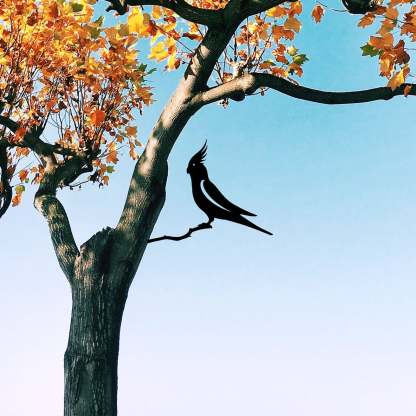 Parrot Metal Sculpture Decoration love Birds Metal Decoration-xinru