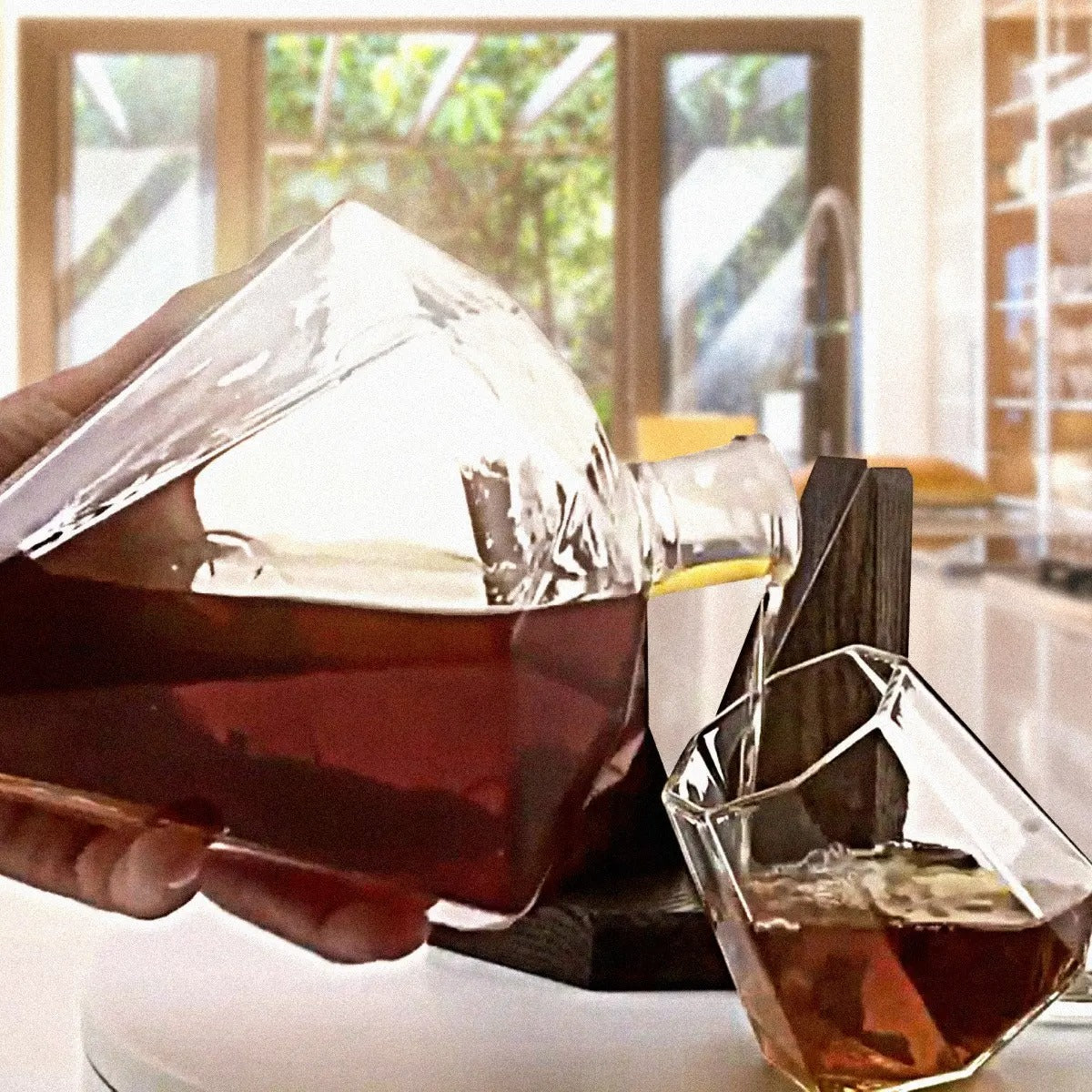 Diamond Jubilee Decanter閿?Decanter & Rack閿?-xinru shop