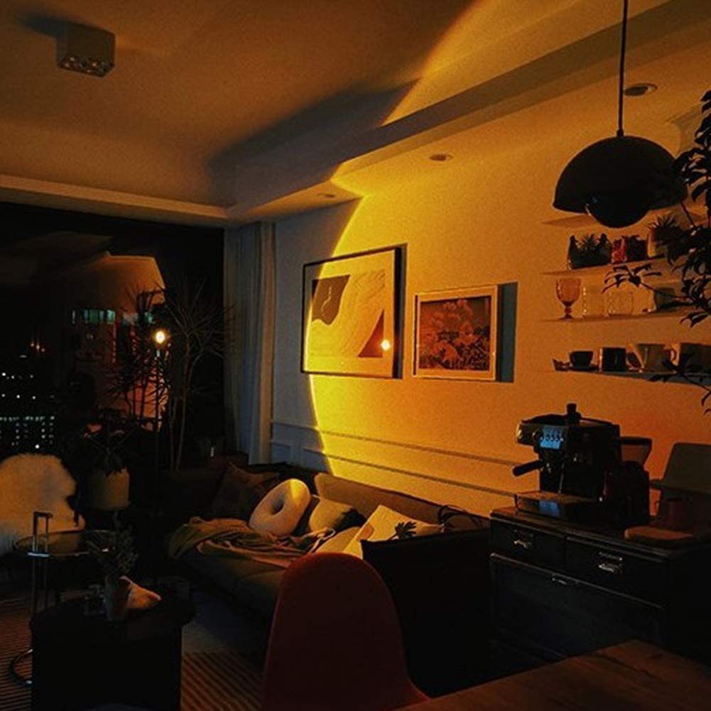 Sunset Rainbow Floor Standing Projection LED Lamp Night Light-xinru