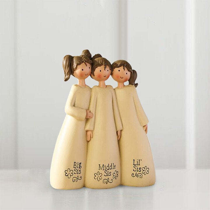 Christmas decoration celebrating sisters friendship sculpture-xinru shop
