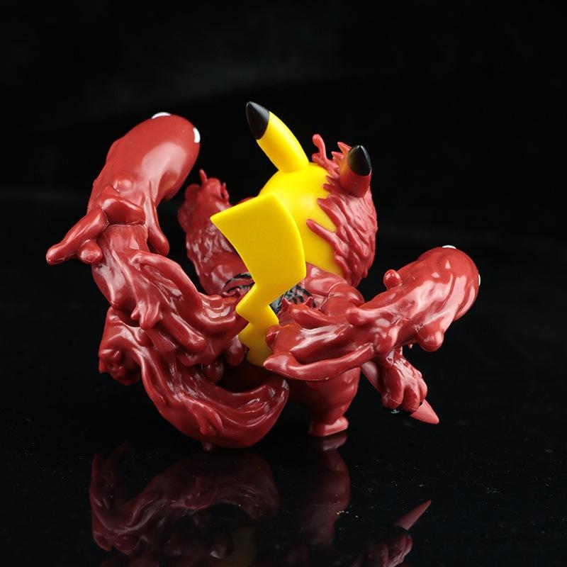 Venom Pikachu Action Figure Model Toy Holiday Gifts-xinru