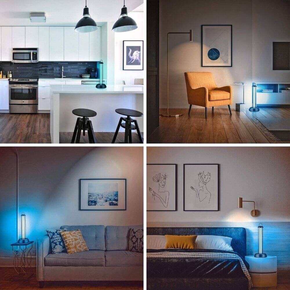 UV-C Sanitizing Light Disinfection Room Lamp: Glow Tower-xinru shop