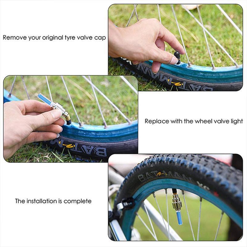 Universal Tyre Light Waterproof Wheel Light 2 PCs-xinru