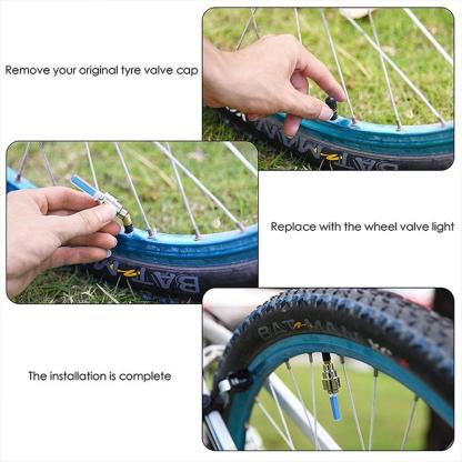 Universal Tyre Light Waterproof Wheel Light 2 PCs-xinru