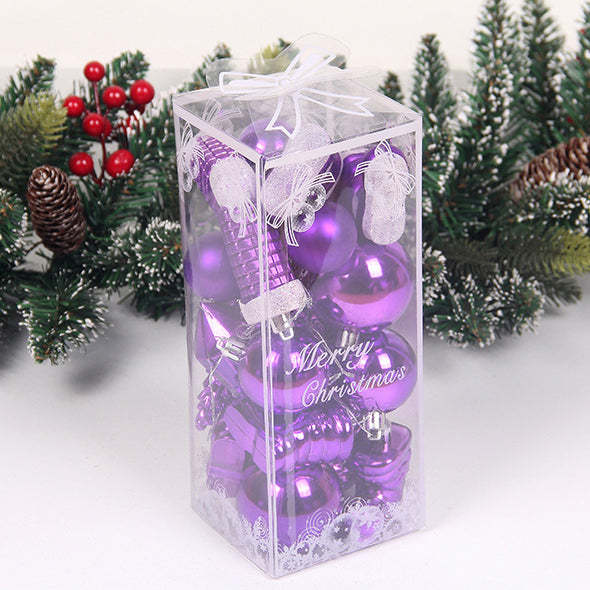 Nostalgic Painted Christmas Tree Ornaments, Set of 27-xinru shop