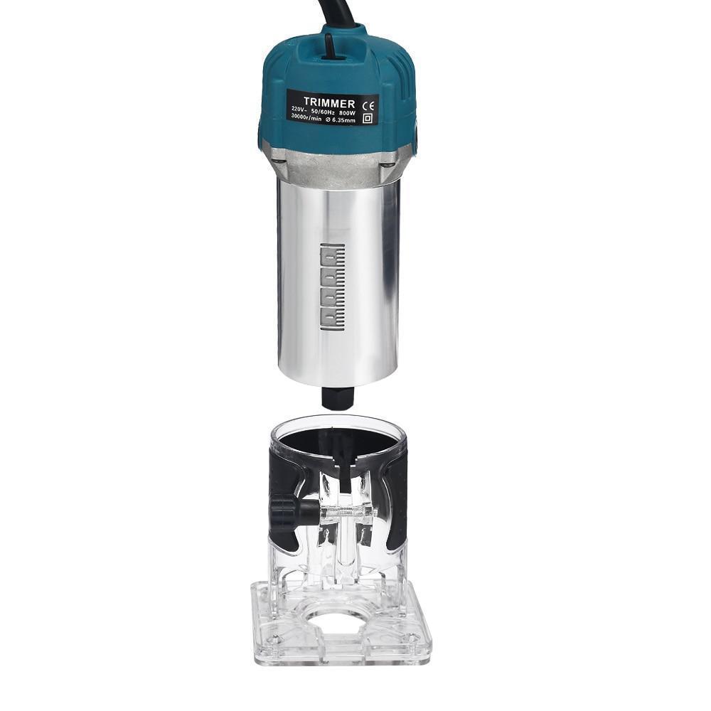 800W Wood Router Kit 110V Electric Handheld Wood Trimme-xinru