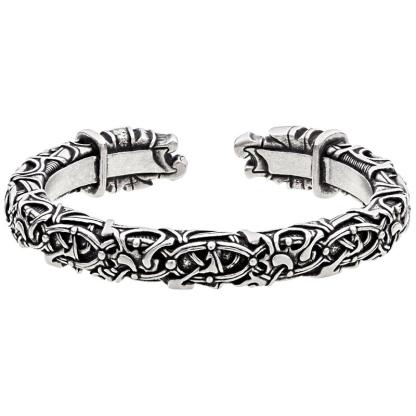 Oseberg Arm Ring - Pewter or Sterling Silver-xinru shop