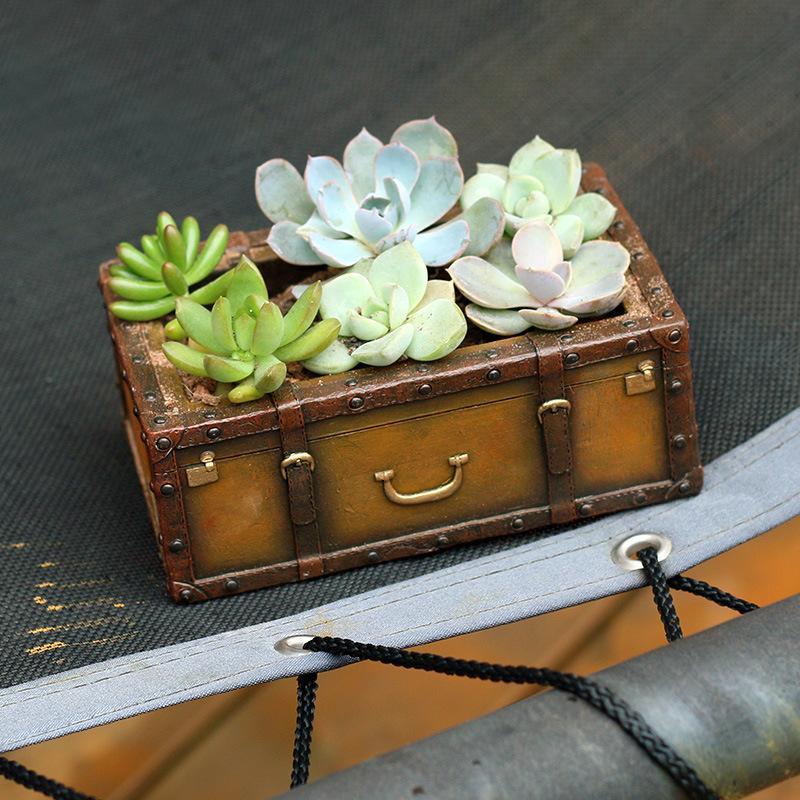 Vintage Book Succulent Herb Planter Flower Basket Pot Plant Home Decor-xinru