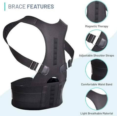 Unisex Adjustable Back Support Posture Corrector-xinru