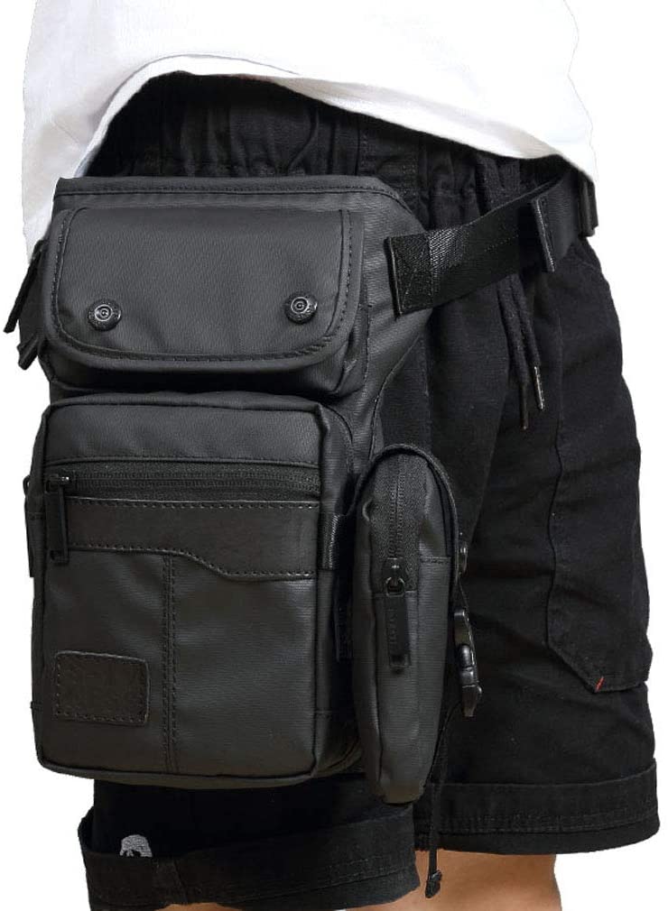 Motorcycle Drop Leg Bag Outdoor Waist Pack Pouch Pocket-xinru