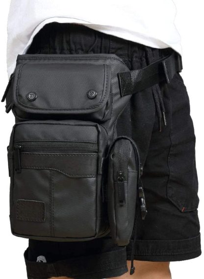 Motorcycle Drop Leg Bag Outdoor Waist Pack Pouch Pocket-xinru