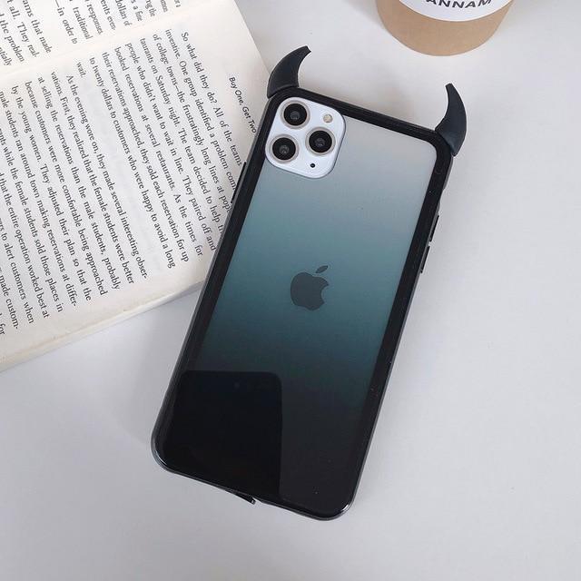 Gradient Devil Horn Case-xinru
