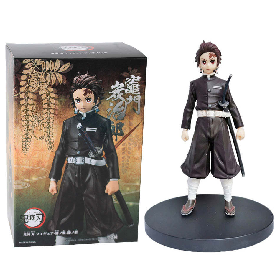 Demon Slayer Kimetsu No Yaiba  Kamado Tanjirou Action Figure PVC Model Toys-xinru