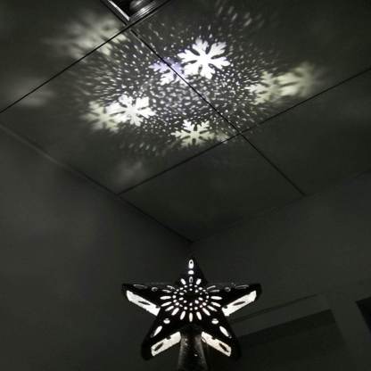 3D Hollow Gold Silver Star Christmas Tree Topper-xinru shop