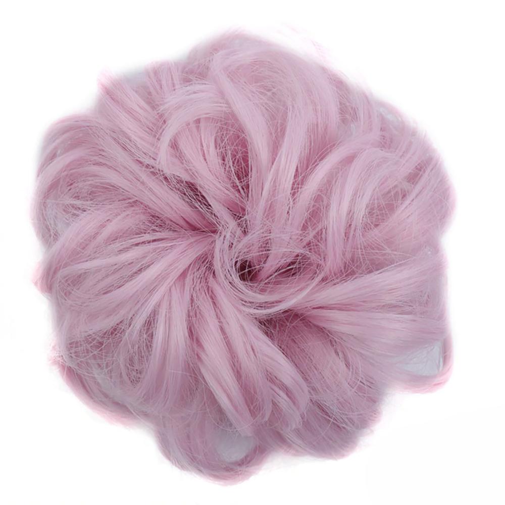 Natural Look Synthetic Messy Hair Bun Scrunchie Extension-xinru