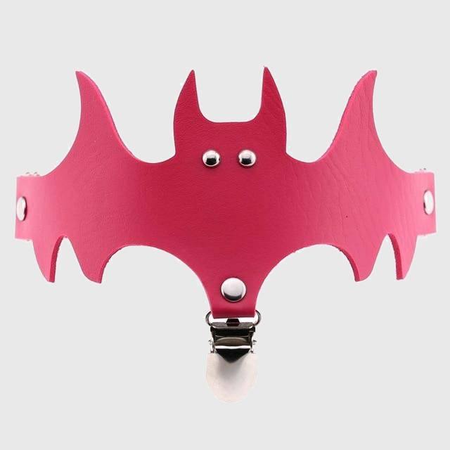 Lady Adjustable Halloween Bat Wing Thigh Leg Stockings Suspender Garter Belt-xinru