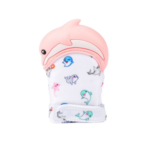Baby Silicone Teether Mittens For Newborn Grind The Teeth-xinru