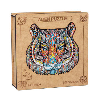 Wooden Animal Irregular Shaped Puzzles For Adults-xinru