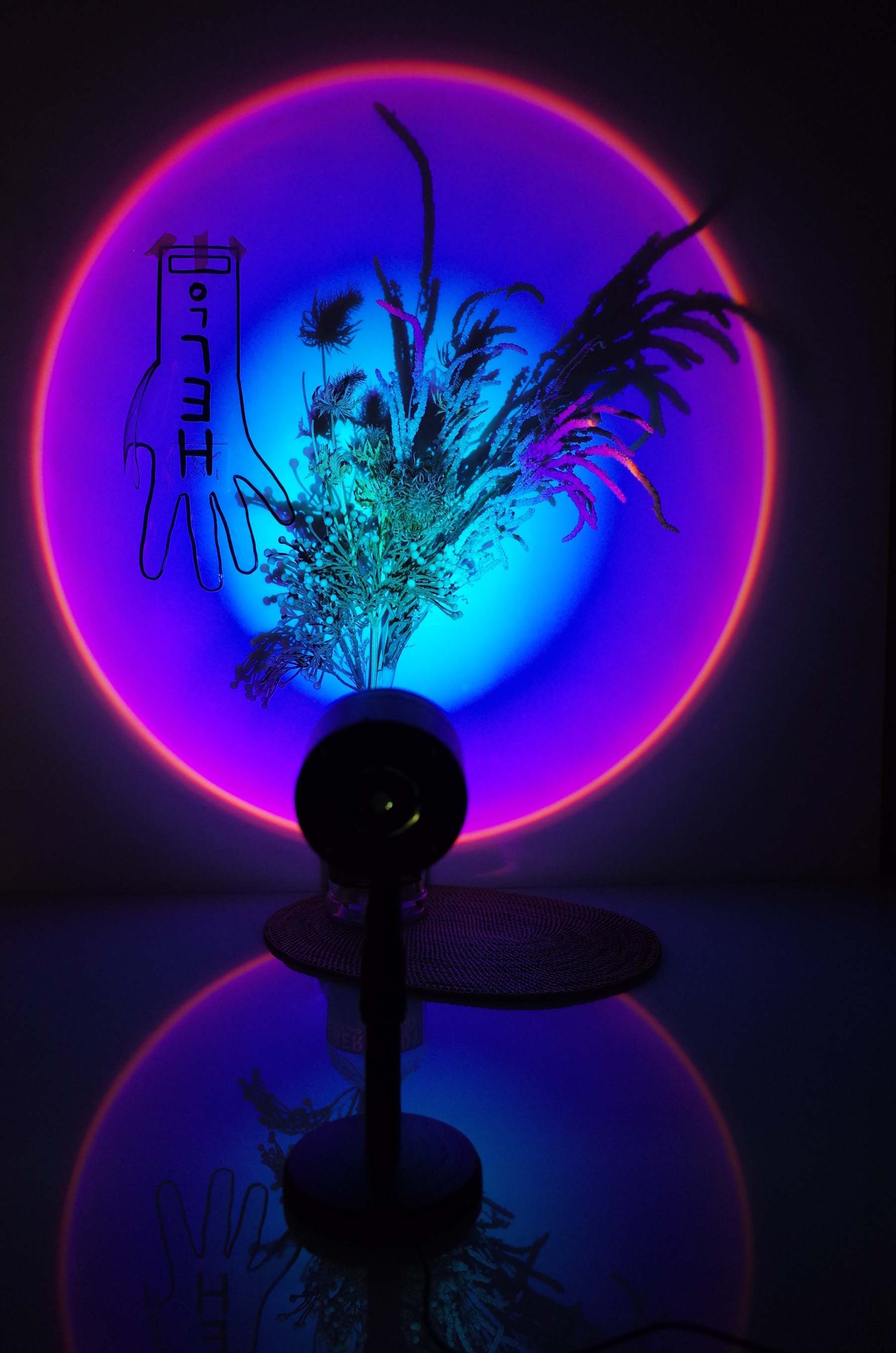 LED Rotatable Sunset Projector Light Romantic Ambiance Light Projector-xinru